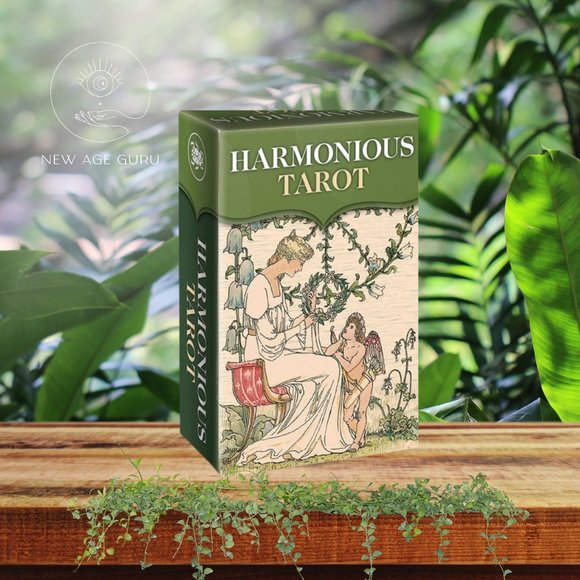 Harmonious Tarot Mini Boxed Kit I Pocket Tarot Deck with Booklet I Victorian Min - Picture 1 of 7